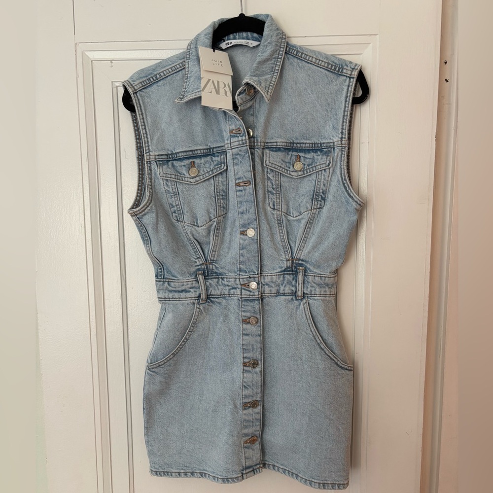 Zara Light Blue Denim Jacket